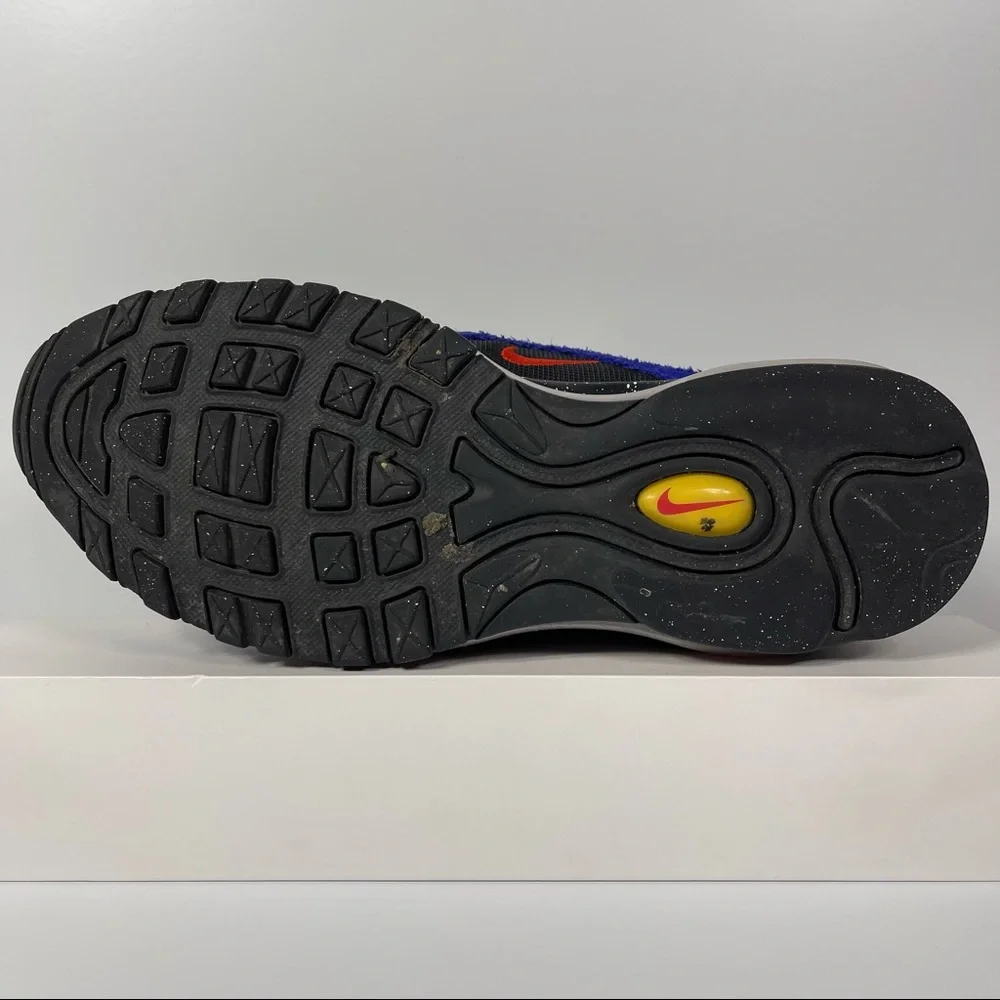 NIKE AIR MAX 97 CONCORD ACG TERRA MENS SHOES SIZE 9 BLACK PURPLE YELLOW RED USED - Picture 4 of 10